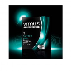 Презервативы "Vitalis" Premium №3 comfort plus - анатомической формы (ширина 53mm)