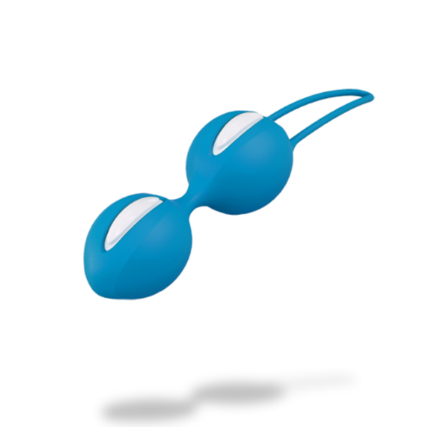 Вагинальные шарики FunFactory Smartballs Duo, ярко-голубой (34173)