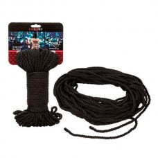 Веревка для связывания Scandal BDSM Rope, 30  метров, черная