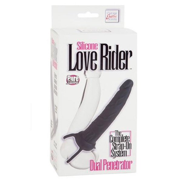 Насадка на пенис для двойного Silicone Love Rider Dual Penetrator черный (SE-1515-20-3)