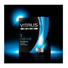 Презервативы "Vitalis" Premium №3 natural - классические (ширина 53mm)
