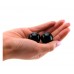 Вагинальные шарики Small Black Glass Ben-Wa Balls из стекла черные (PD4433-23)