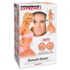 Кукла надувная Pipedream Extreme Dollz Hannah Harper с вставками блонди