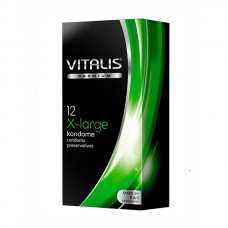 Презервативы "Vitalis" Premium x-large (12 шт.) - увеличенного размера (ширина 57mm)