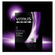 Презервативы "Vitalis" Premium №3 strong - сверхпрочные (ширина 53mm)