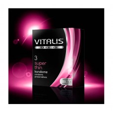 Презервативы "Vitalis" Premium №3 super thin - супер тонкие (ширина 53mm)