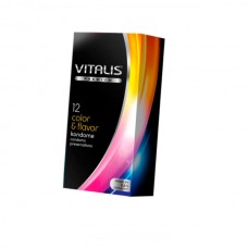 Презервативы "Vitalis" Premium color & flavor (12 шт.) - цветные/ароматизированные