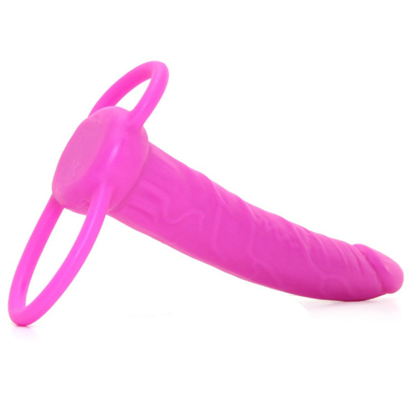 Насадка на пенис для двойного проникновения Silicone Love Rider Dual Penetrator розовый (SE-1515-10-3)