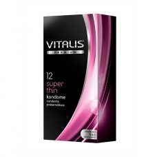 Презервативы "Vitalis" Premium super thin (12 шт.) - ультратонкие
