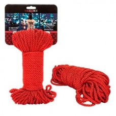 Веревка для связывания Scandal BDSM Rope, 30 метров, красная