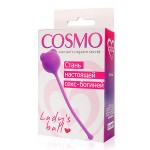 Шарик вагинальный Cosmo цвет фиолетовый D 28 мм