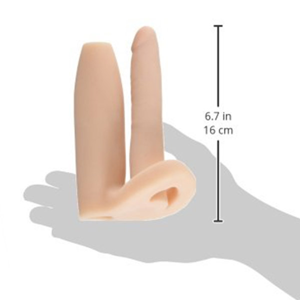 Насадка на пенис с анальным фаллосом Extension открытая (PD4148-21)