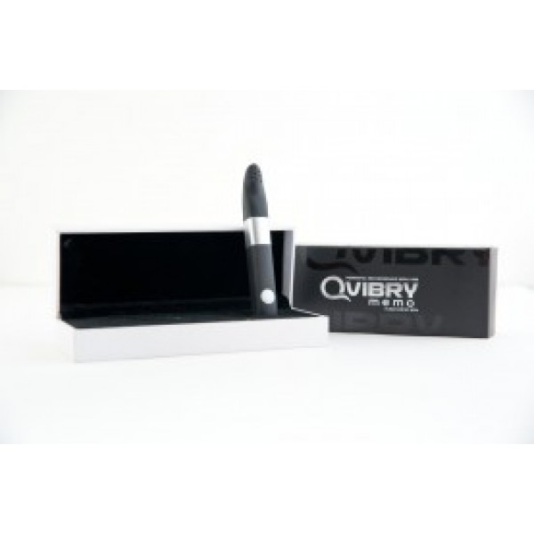 Вибратор для клитора Qvibry, 8Gb USB памяти, 7 режимов, черный (QM1)