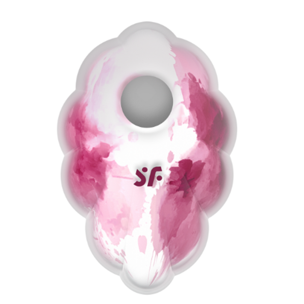 78606 Вакуум-волновой стимулятор клитора с вибрацией Satisfyer Cloud Dancer, красный. 